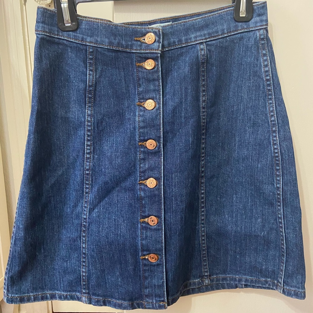 J. Crew denim mini skirt size 27